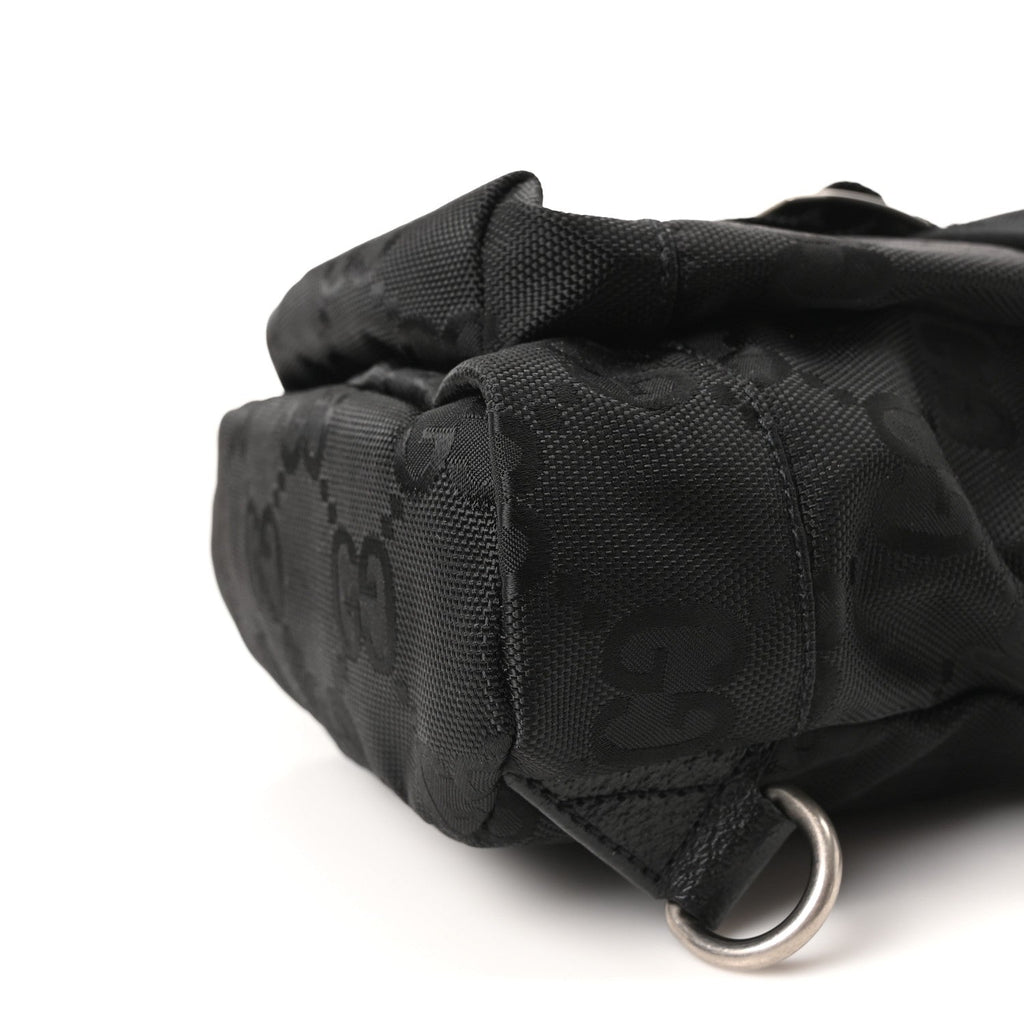 Econyl Nylon Monogram Off The Grid Sling Backpack Black