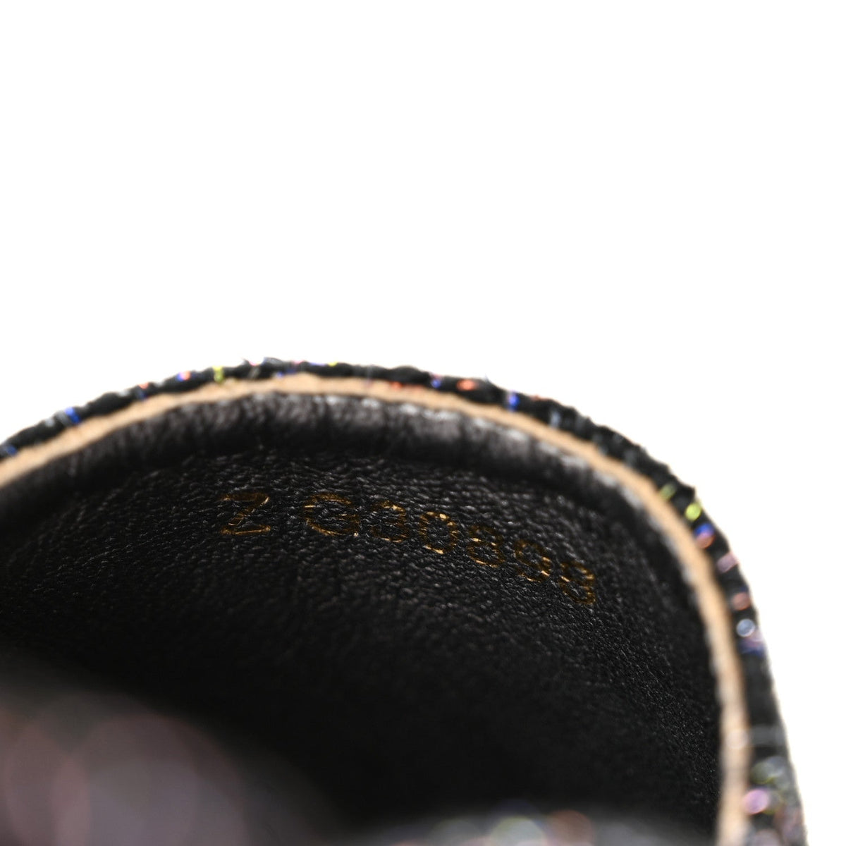 Tweed Patent Goatskin CC Espadrilles 39 Black Pink Yellow