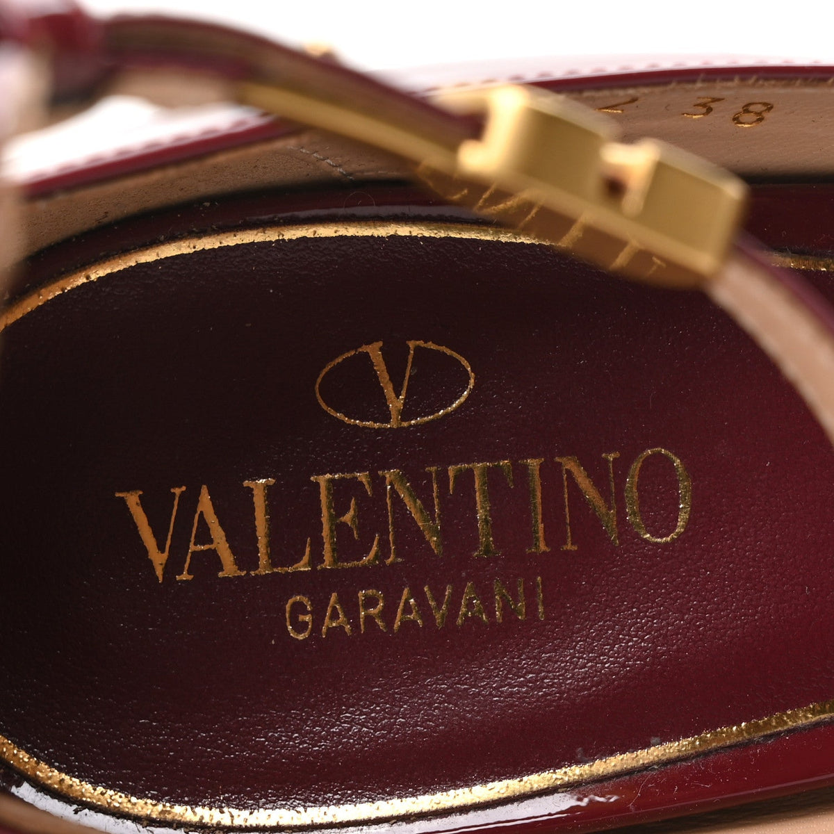 Patent Tan-Go 55/155mm Platform Sandals 38 Burgundy