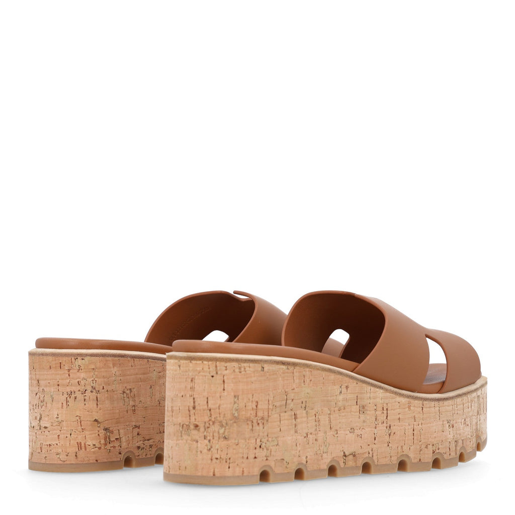 Calfskin Cork Eze 30 Sandals 39 Gold