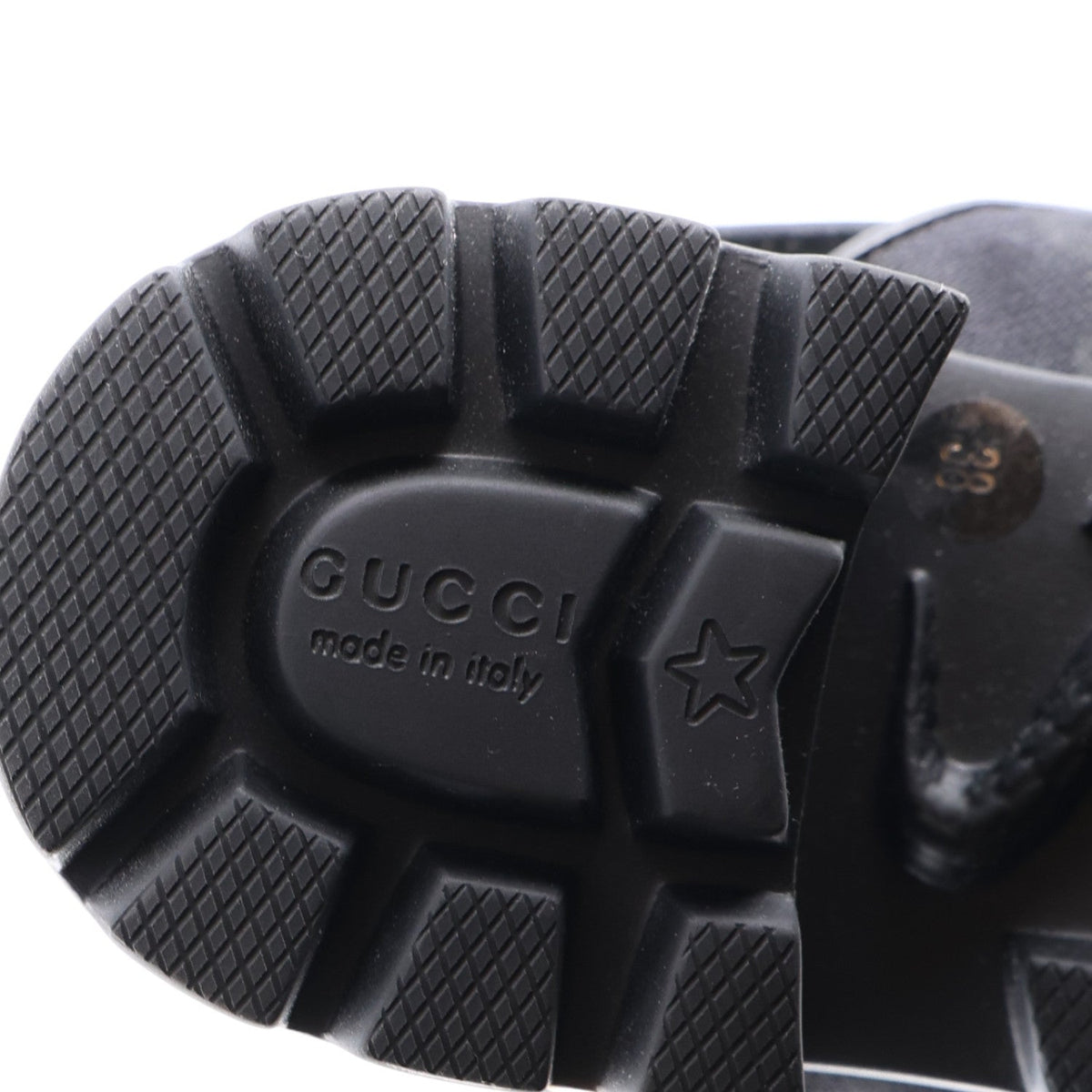 Monogram Granada Kid Trip 40/72mm Lug Sole Sandals 38 Black