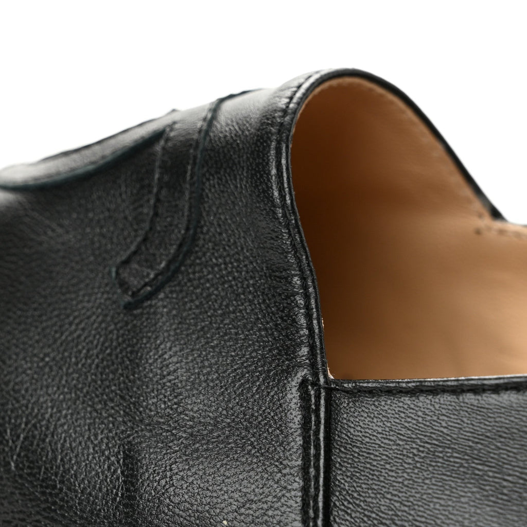 Lambskin CC Espadrilles 36 Black