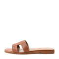 Box Calfskin Oran Sandals 35 Gold