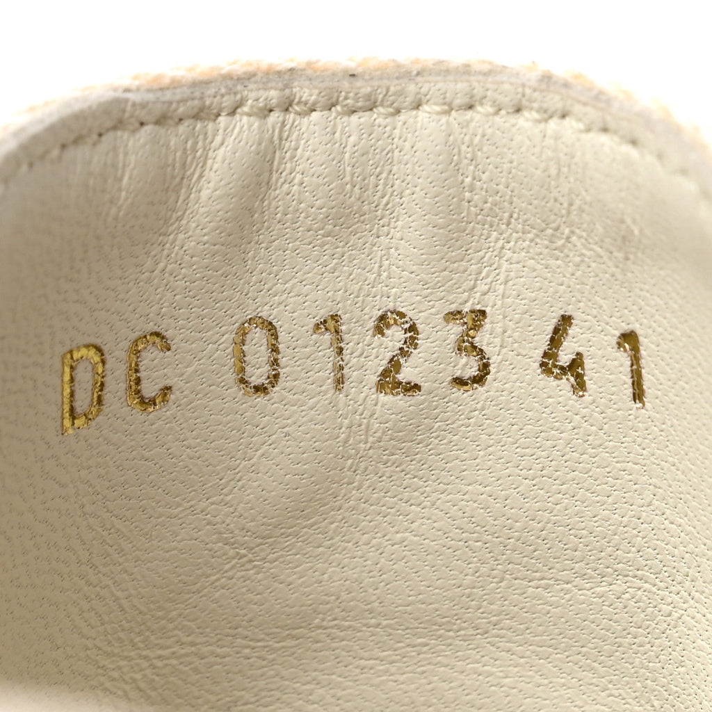 Technical Knit Calfskin Oblique Womens Walk'n Dior High Top Sneakers 41 Deep Blue