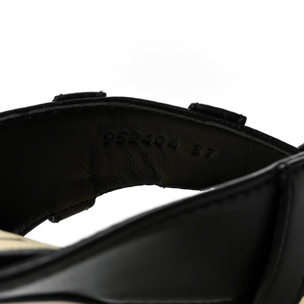 Lambskin Toy Panta 45mm Sandals 37 Black