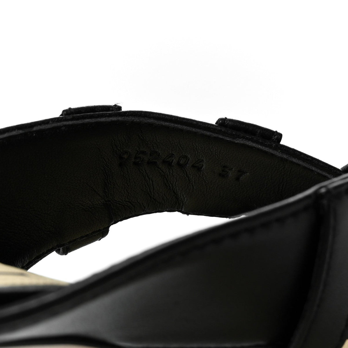 Lambskin Toy Panta 45mm Sandals 37 Black