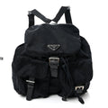 Nylon Vela Saffiano Medium Backpack  Royal