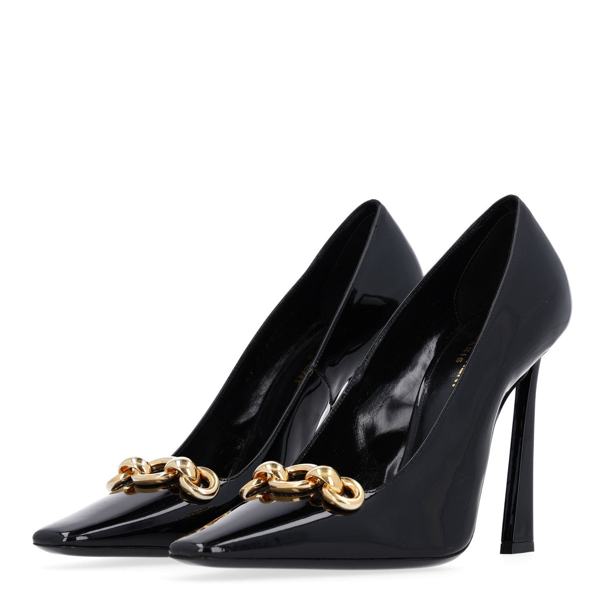 Vernice Grupy Silvana 110mm Pumps 39.5 Oro Antico Black