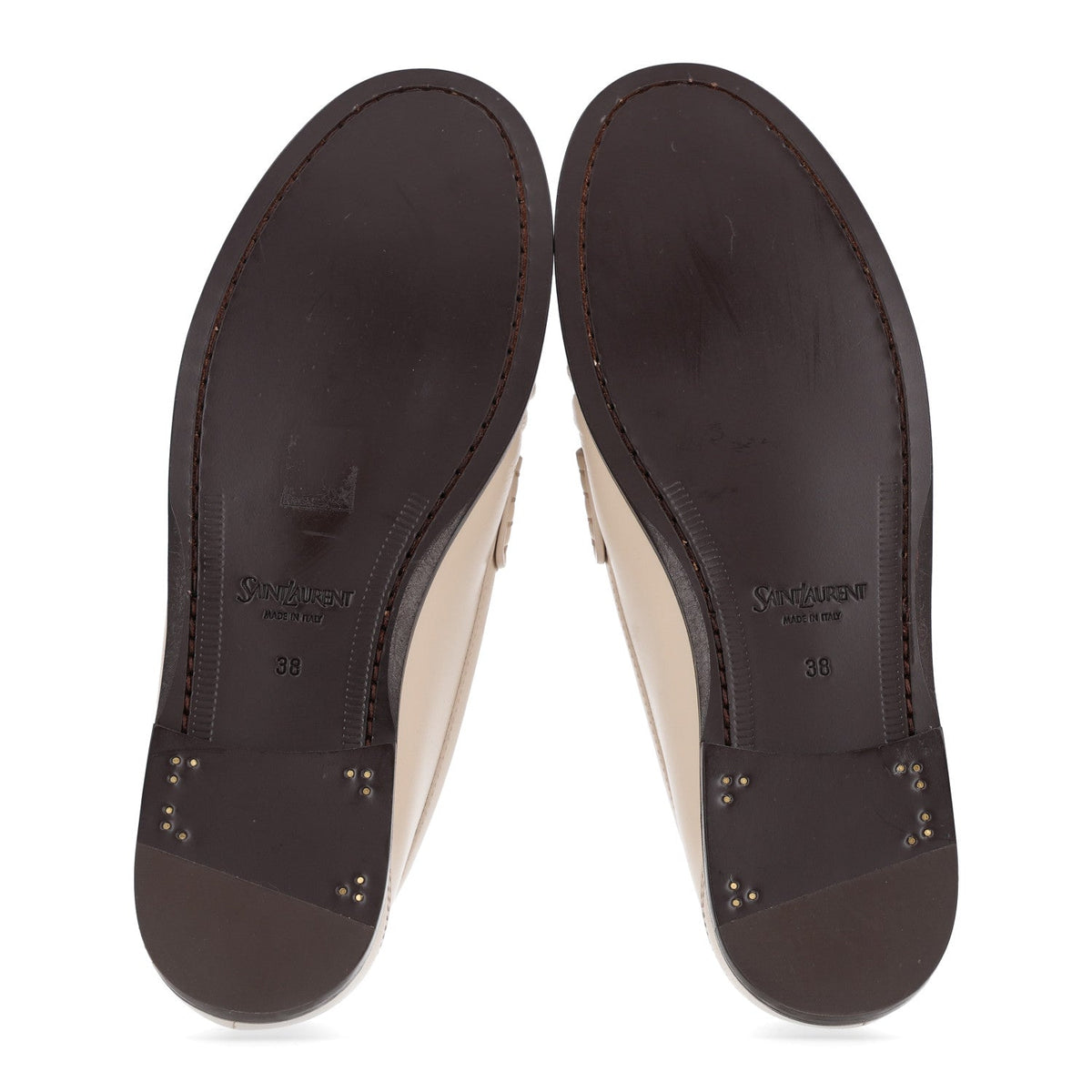 Belfagor Vitello Le Loafer 15 Moccasin 38 Gold Officier Pearl
