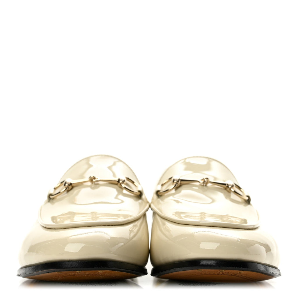 Patent Womens Jordaan Loafers 38.5 New Ivory