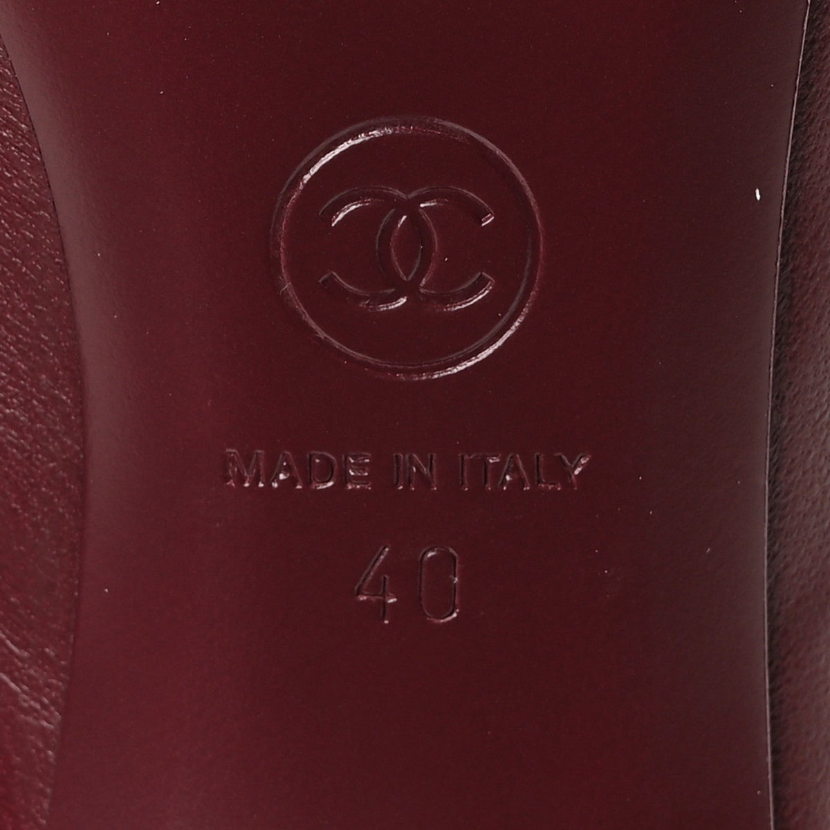 Lambskin Mules 40 Dark Burgundy Light Green