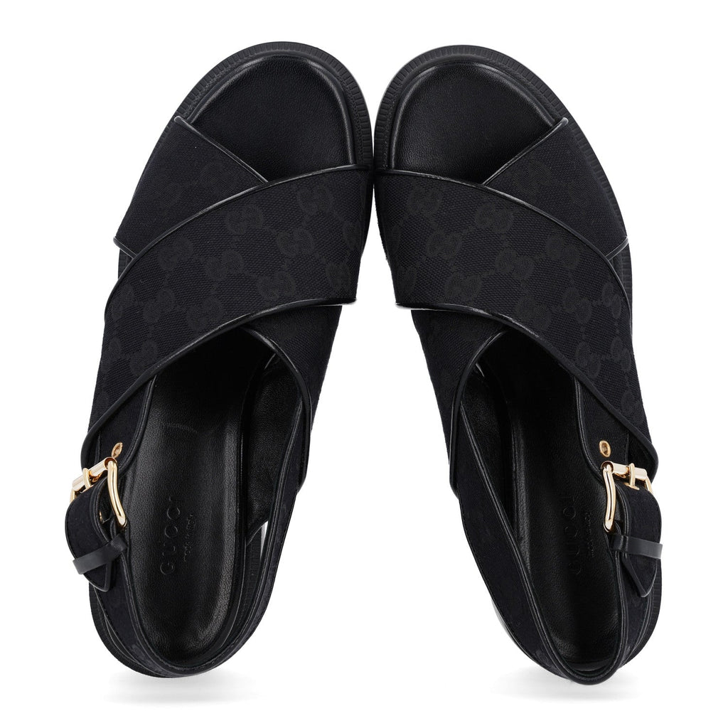 Monogram Granada Kid Trip 40/72mm Lug Sole Sandals 38 Black