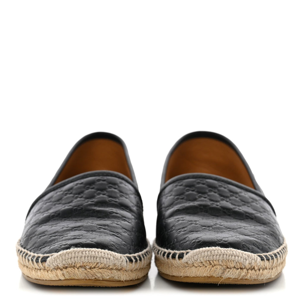 Microguccissima Signature Espadrilles 38.5 Black