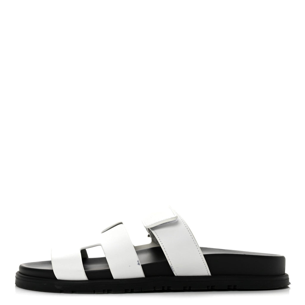 Calfskin Womens Chypre Sandals 39 White