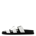 Calfskin Womens Chypre Sandals 39 White