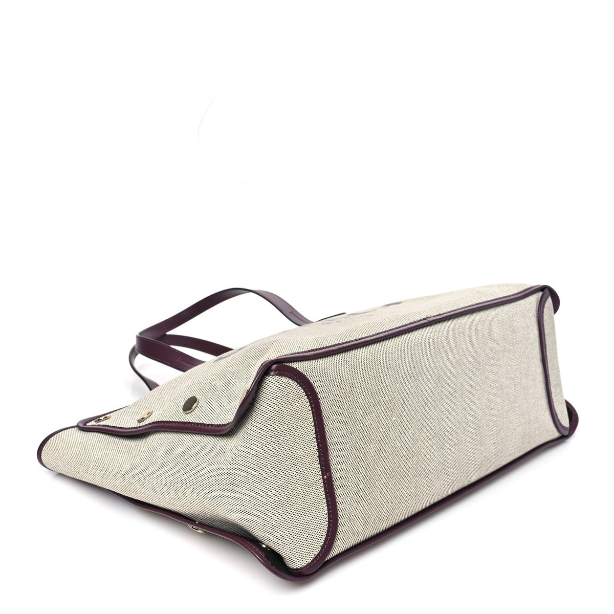 Canvas Medium Bond Shopper Tote Aubergine