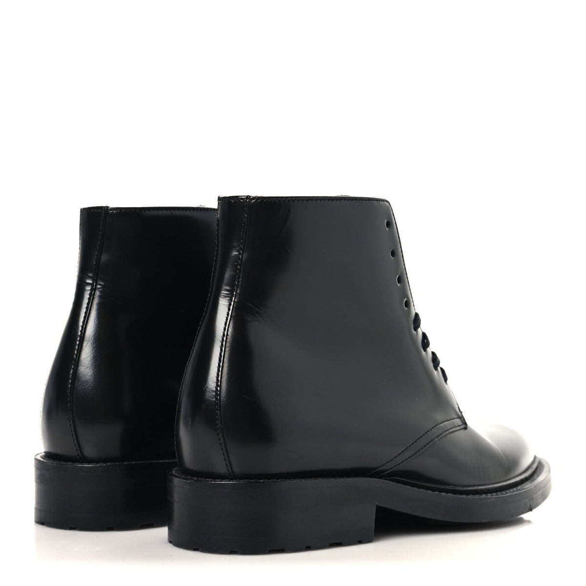 Calfskin Womens Army Combat Boots 36 Black