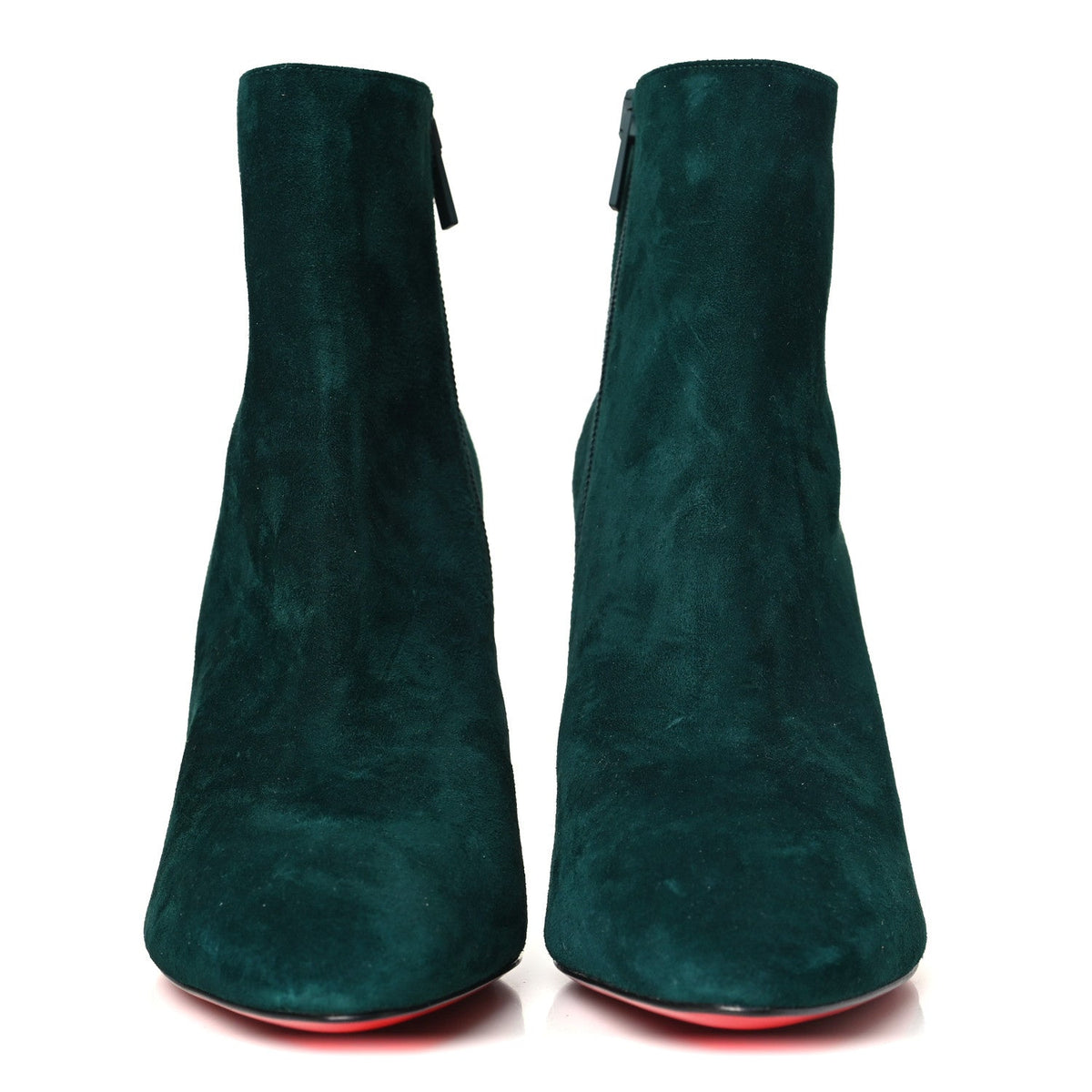 Veau Velours Eloise Booty 85 Ankle Boots 37.5 Green