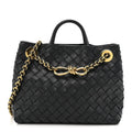 Nappa Intrecciato Small Andiamo With Chain Shoulder Bag Nocturnal
