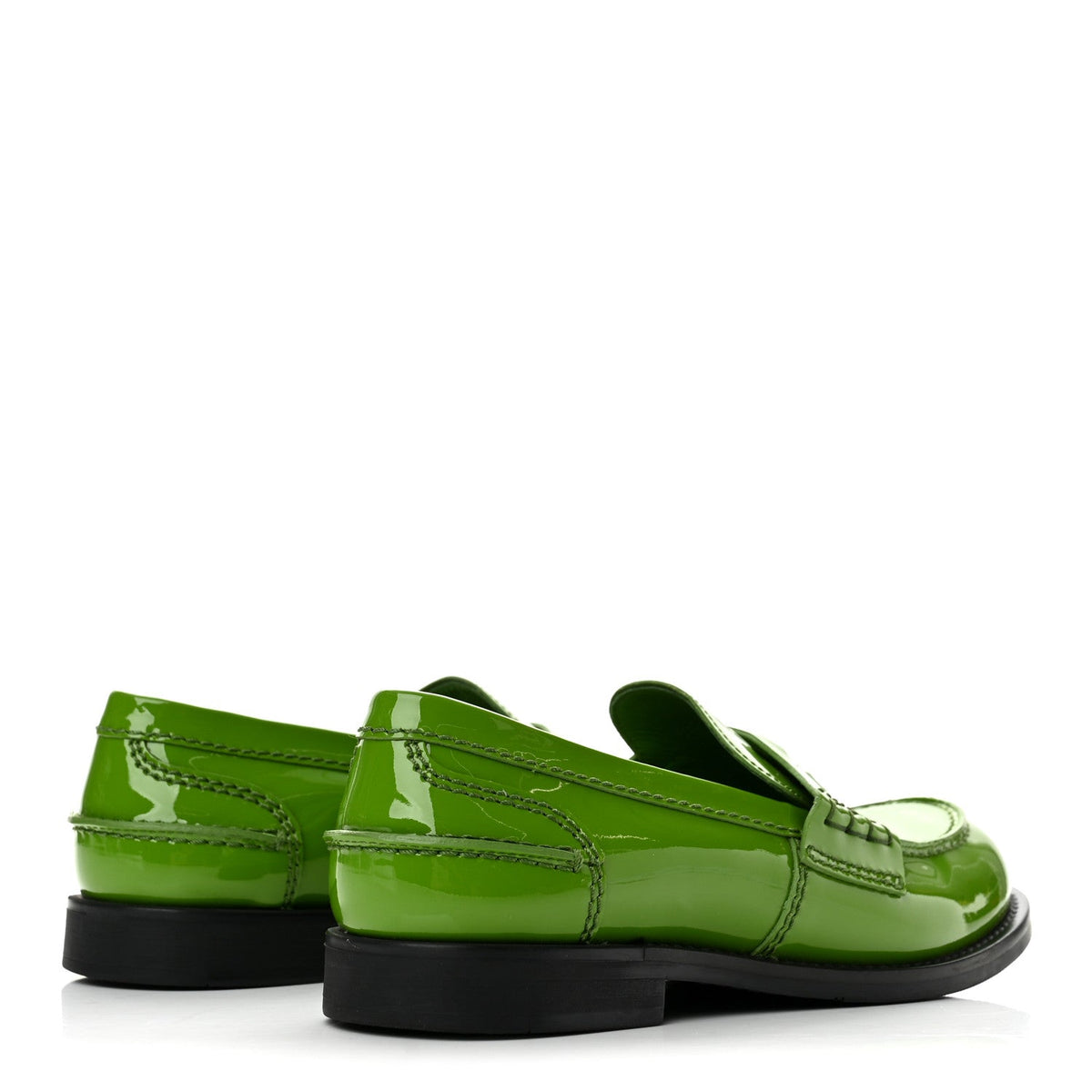 Patent Penny Loafer 37 Apple Green