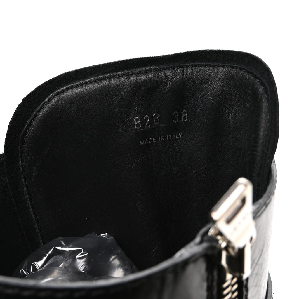 Spazzolato Rois Re-Nylon Metal Triangle Logo Monolith Pouch Pocket 55mm Tall Combat Boots 38 Black
