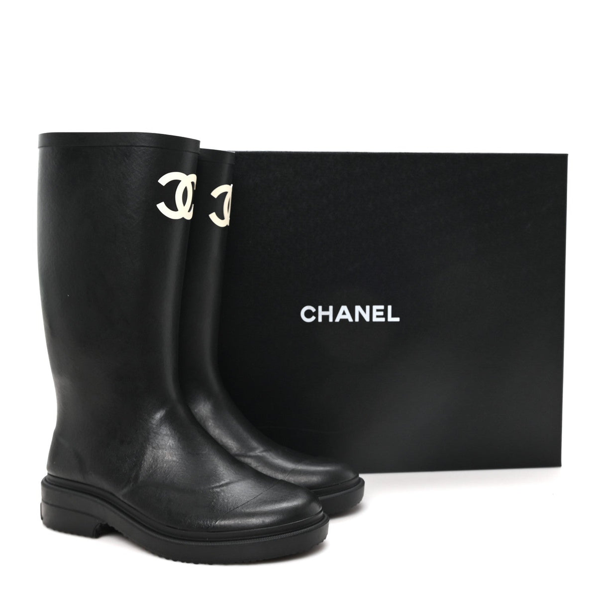 Caoutchouk CC High Boots 37 Black