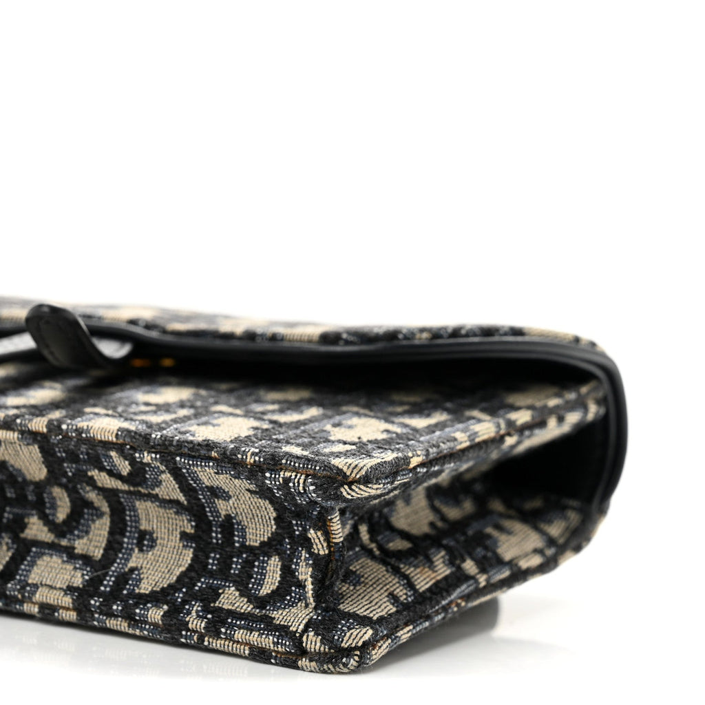 Oblique Saddle Belt Bag Blue