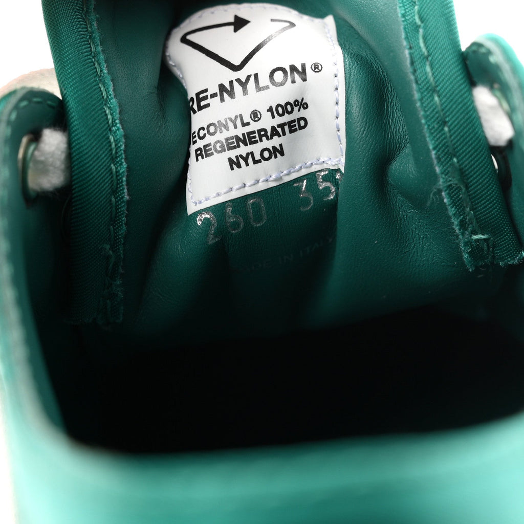 Re-Nylon Gabardine Triangle Logo Double Wheel 50mm Sneakers 35.5 Assenzio