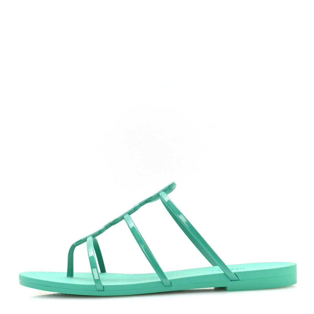 Rubber Womens Mykonos Sandals 36 Vert Tourmaline