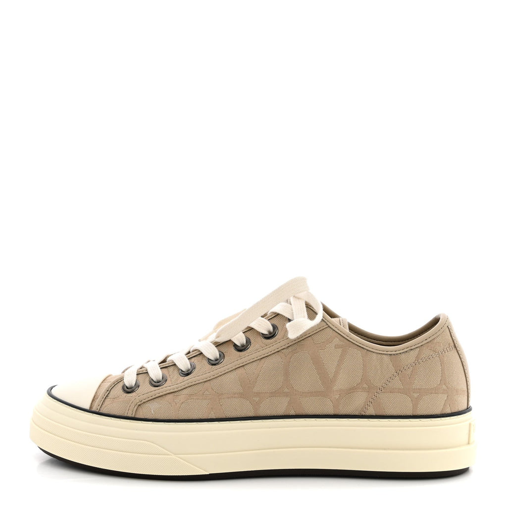 Canvas Iconographe Vlogo Sneakers 41 Beige