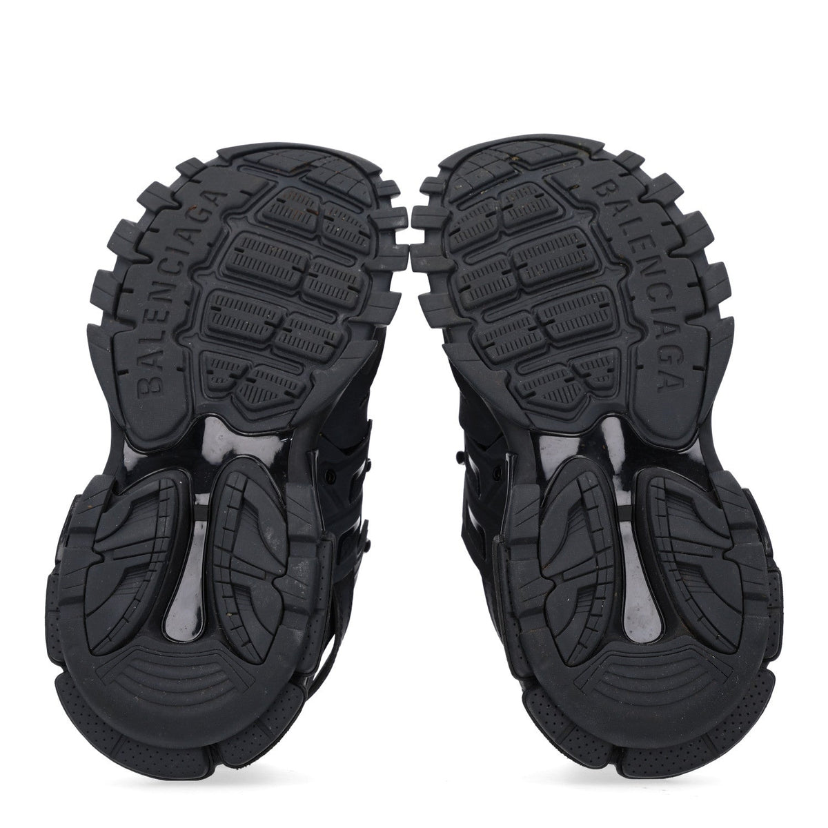 Rubber Mesh Fabric Womens Track Sneakers 38 Black