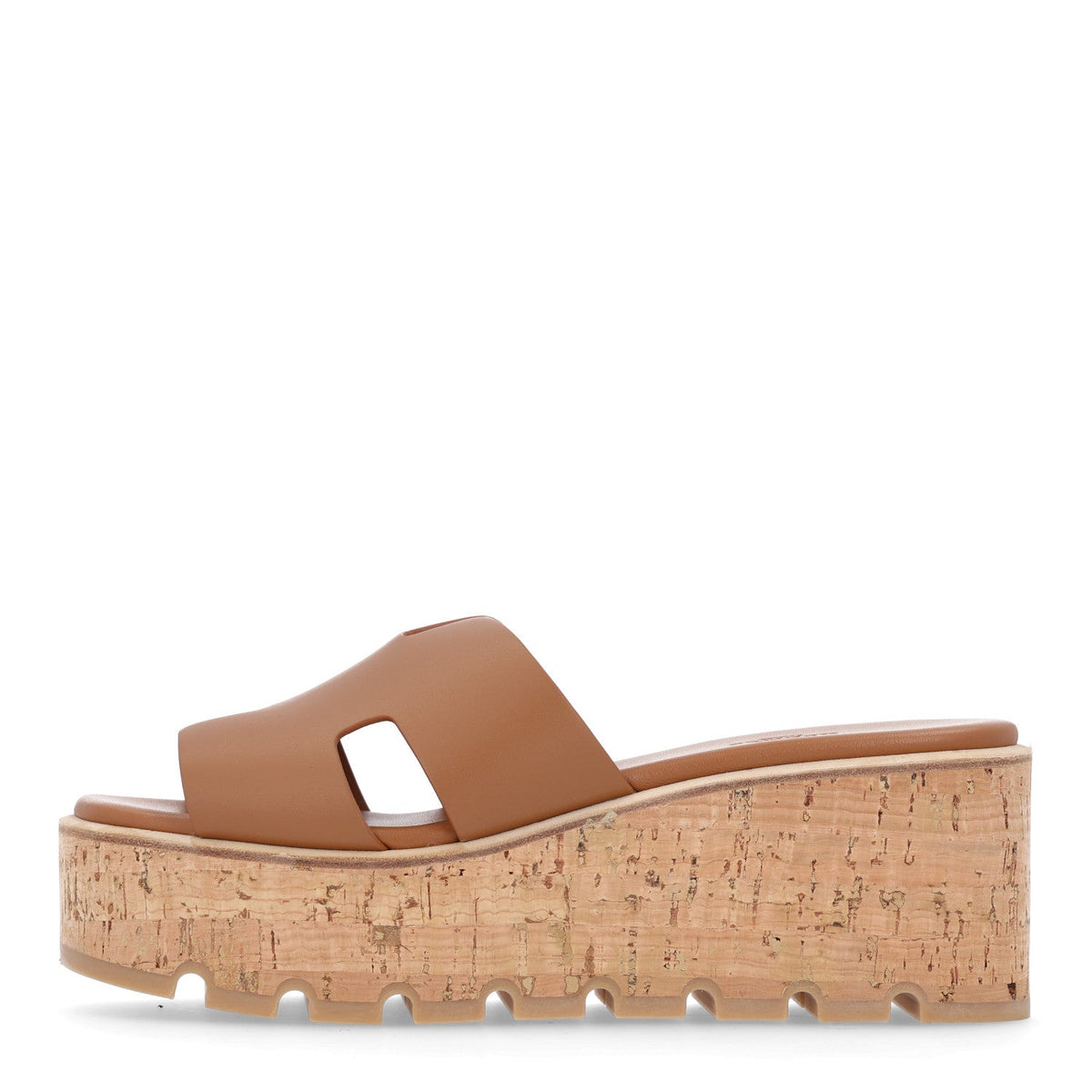 Calfskin Cork Eze 30 Sandals 39 Gold