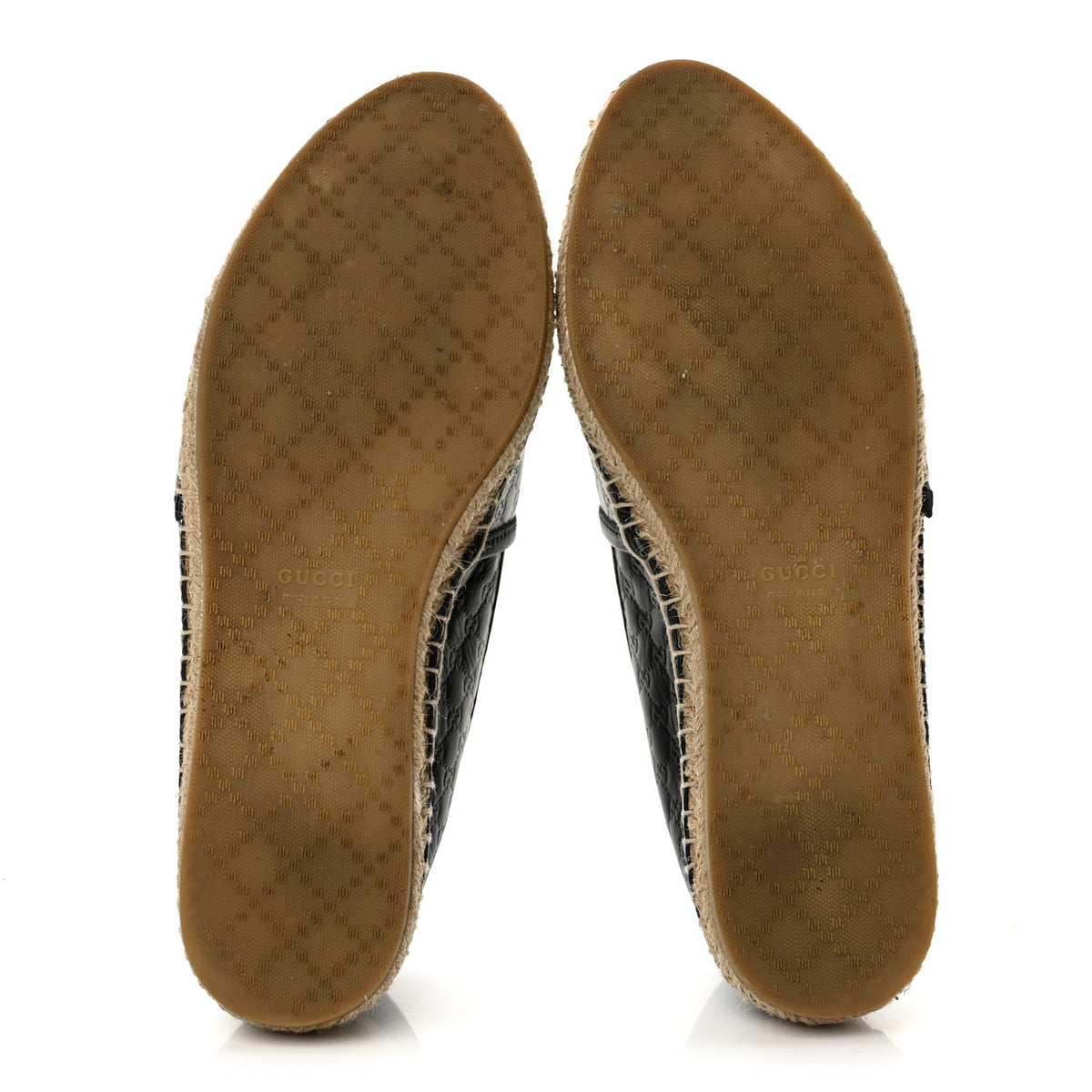 Microguccissima Signature Espadrilles 37.5 Black