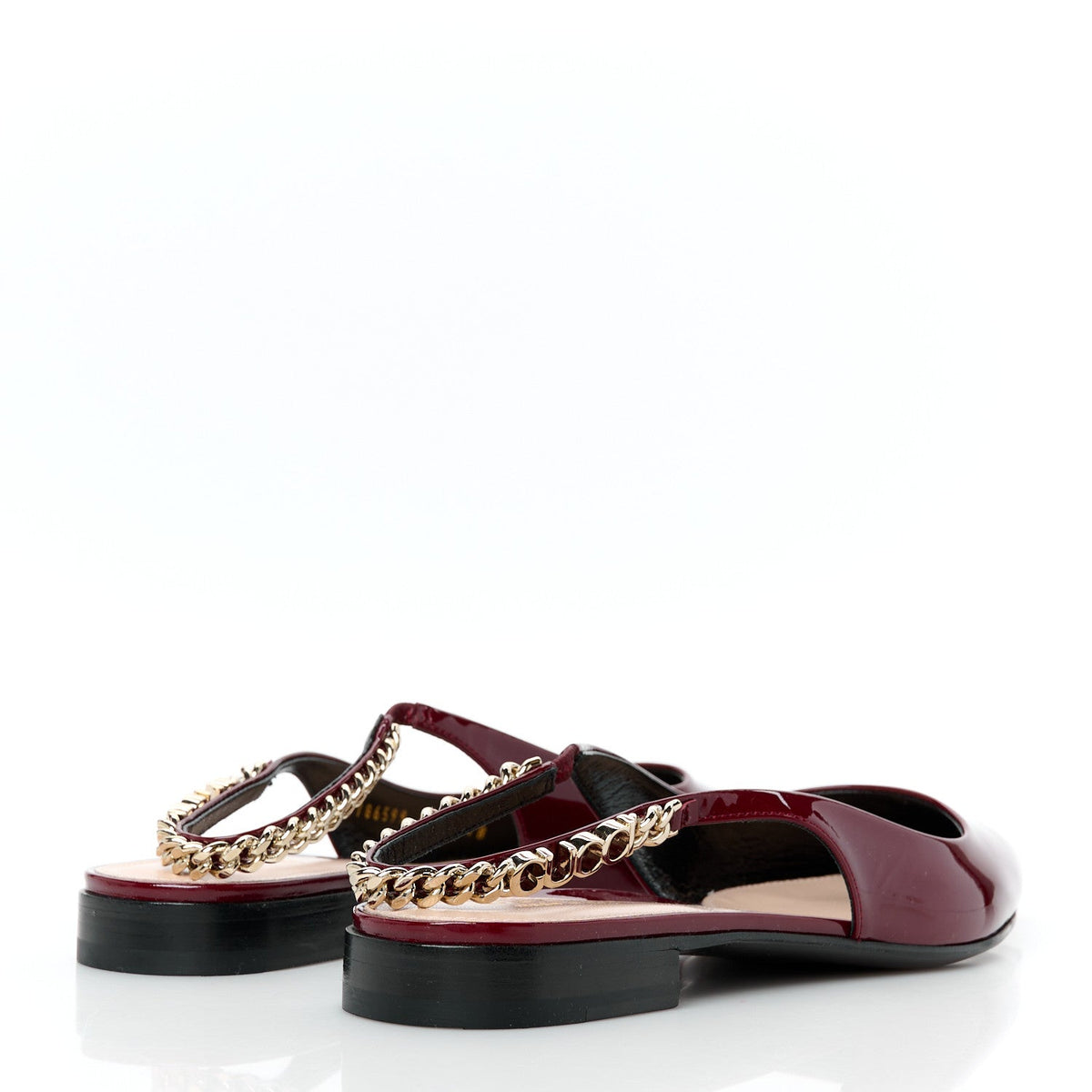Patent Signoria Ballet Slingback Ballet Flat 36.5 Rosso Ancora