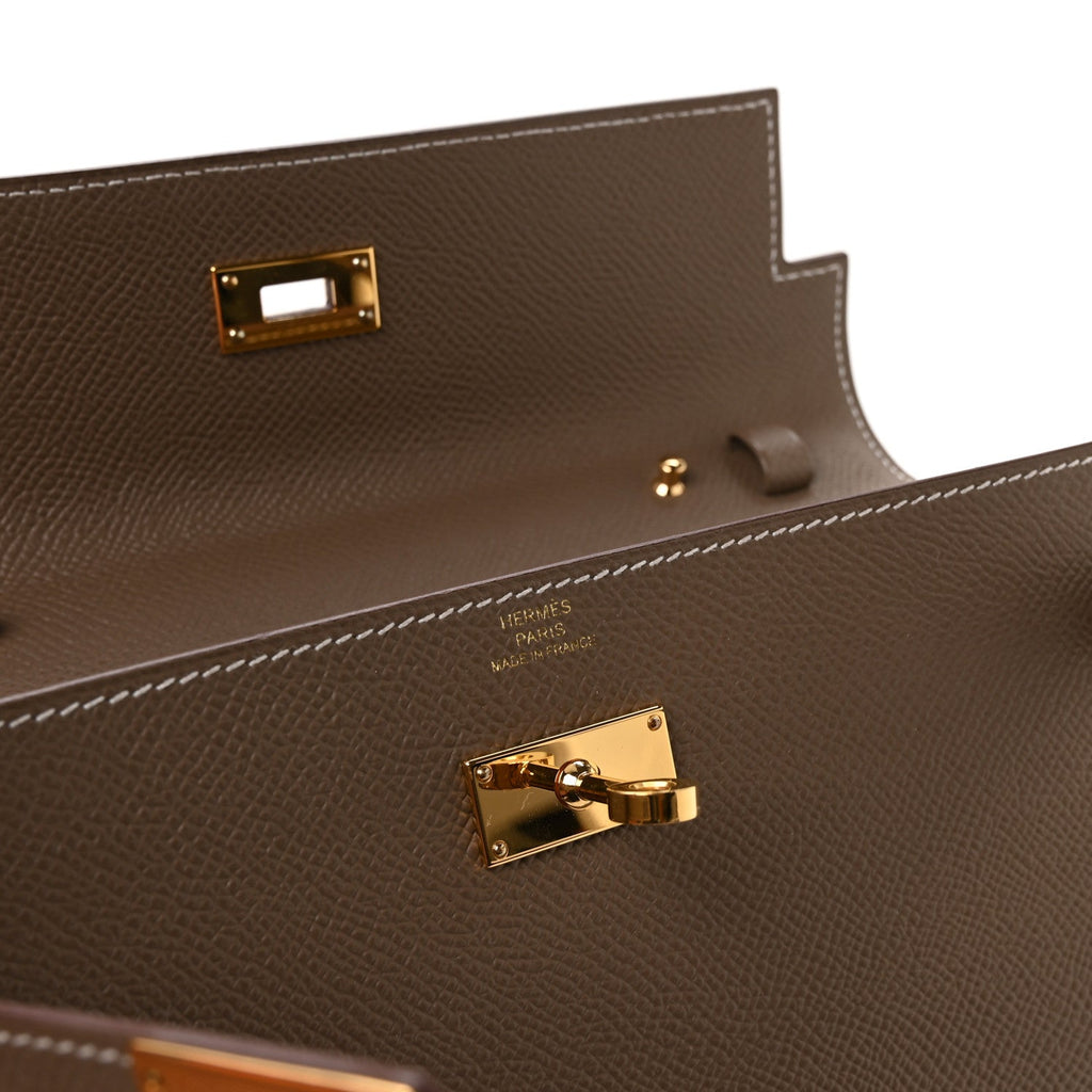 Epsom Kelly Wallet To Go Etoupe