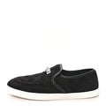 Suede Goatskin Nappa Jour Loafers 38 Black