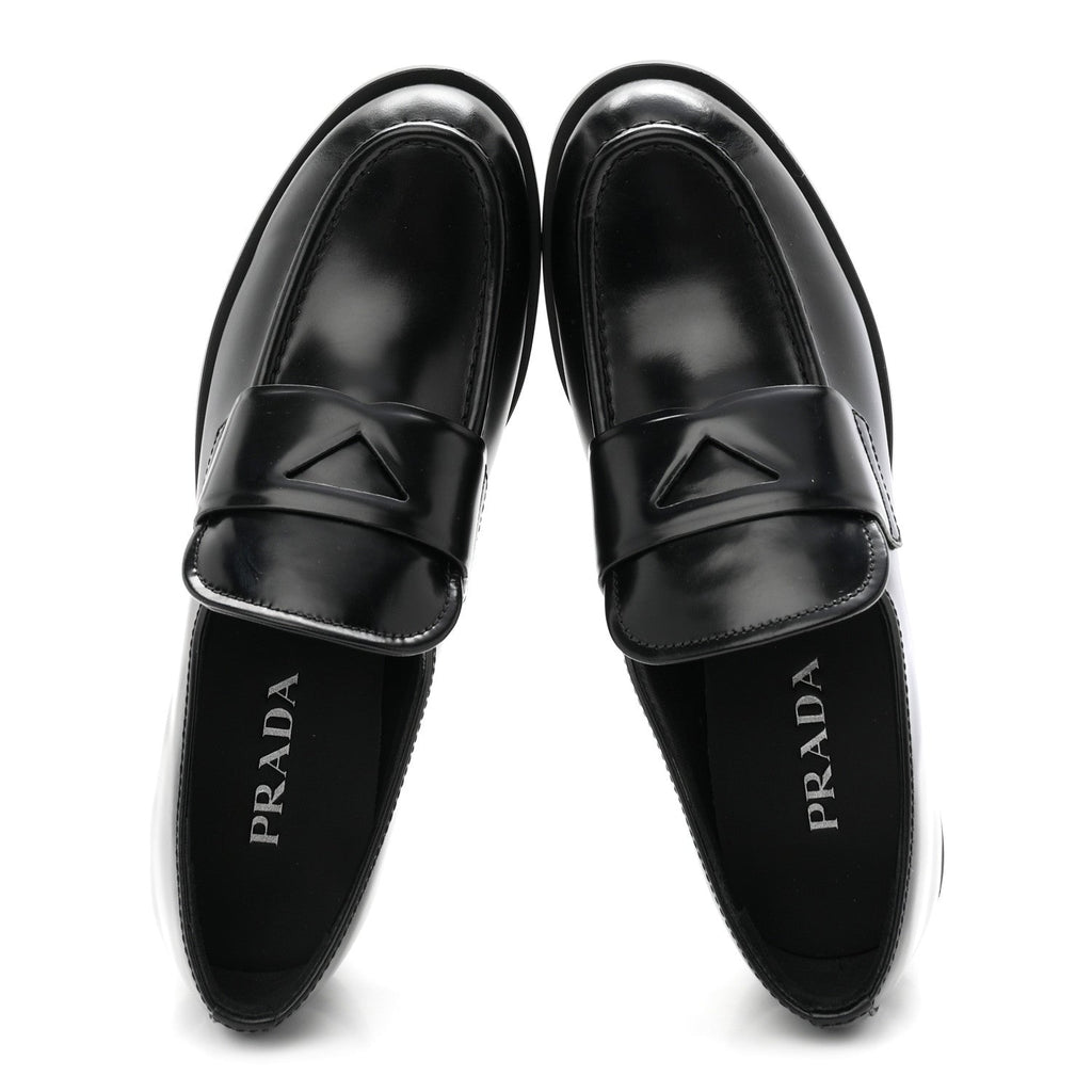 Spazzolato Loafers 38.5 Black