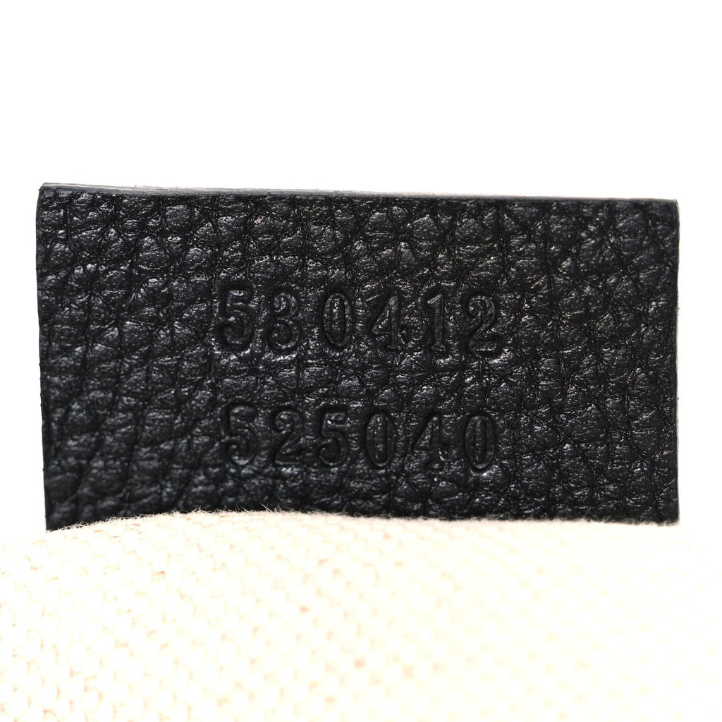 Grained Calfskin Logo Belt Bag Black