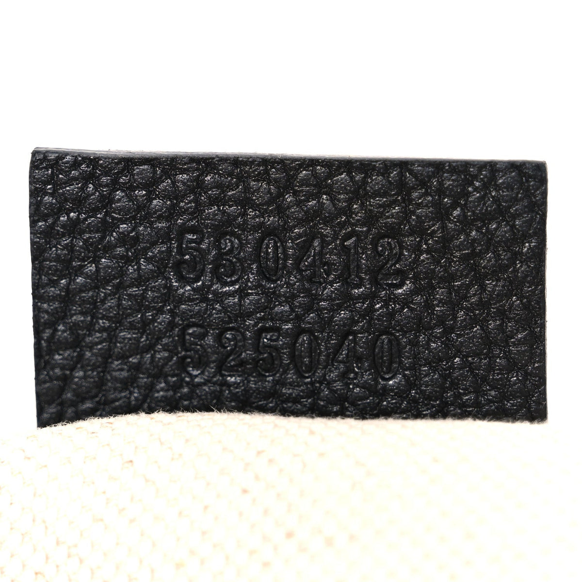 Grained Calfskin Logo Belt Bag Black