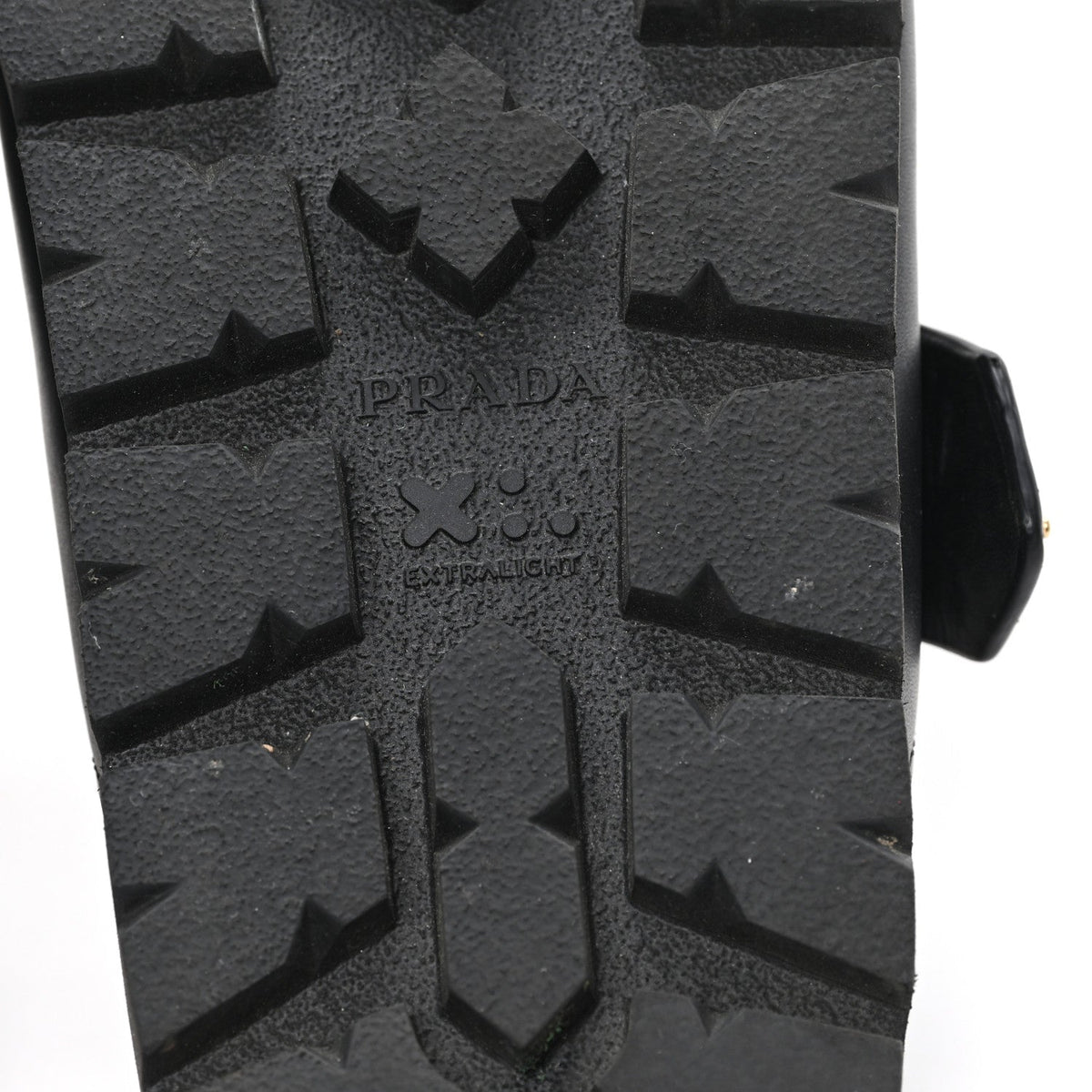 Vitello Sport Metal Triangle Logo Womens Double Buckle 20mm Slide Sandals 38.5 Black