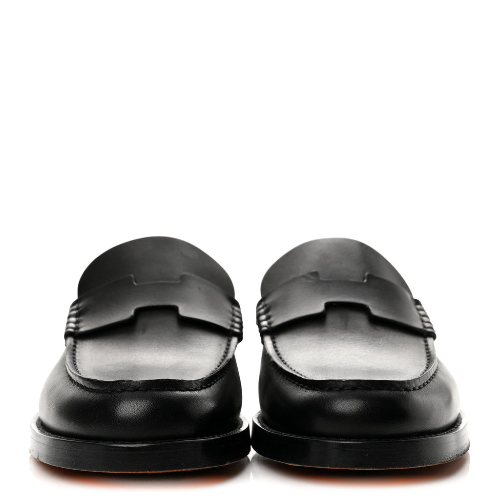 Calfskin Charrette Loafers 40 Black