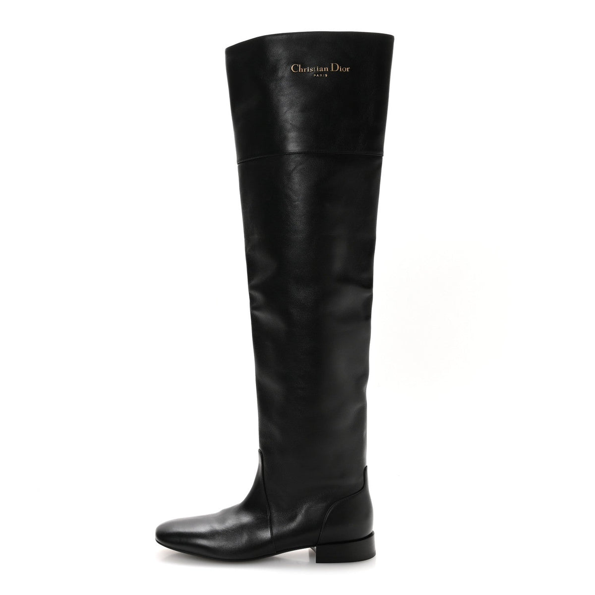 Calfskin D-Town Boots 37.5 Black