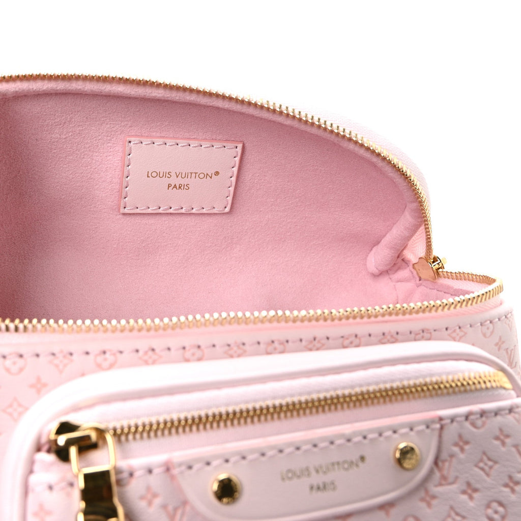 Calfskin Minigram Mini Bumbag  Light Bliss