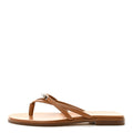Calfskin Miss Sandals 37 Naturel