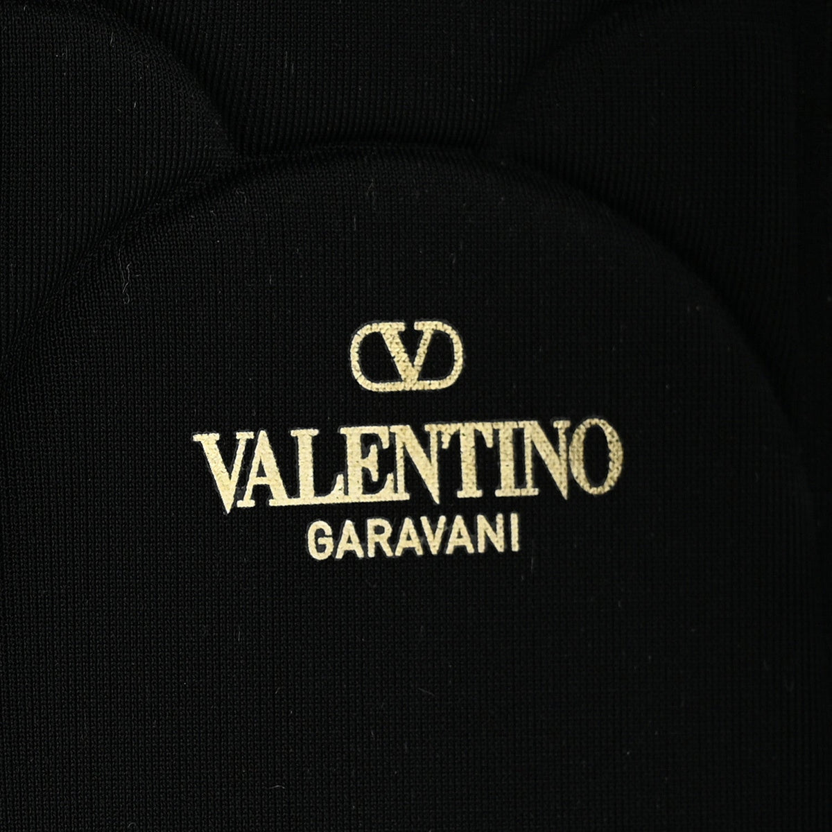 Scalloped Rubber VLogo Ondette Ballerina Flats 41 Black