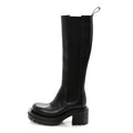 Calfskin The Lug Chelsea 30/70mm Tall Boots 36.5 Black