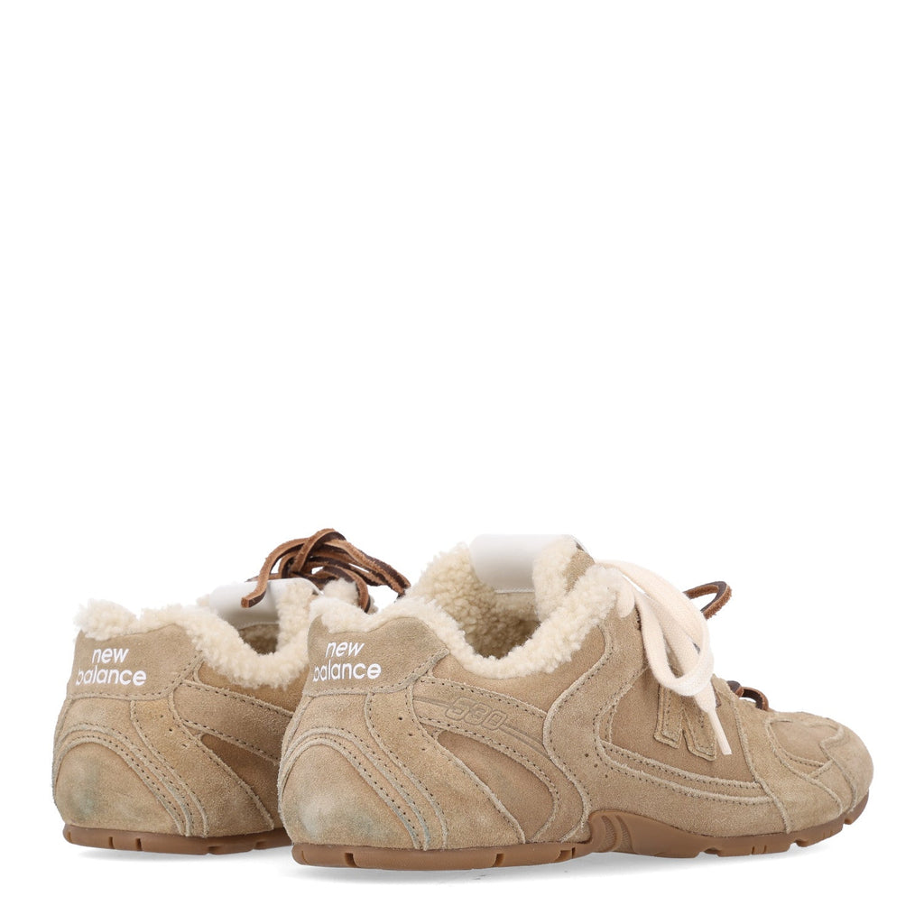 X NEW BALANCE Suede Shearling 530 SL Sneakers 37 Deserto