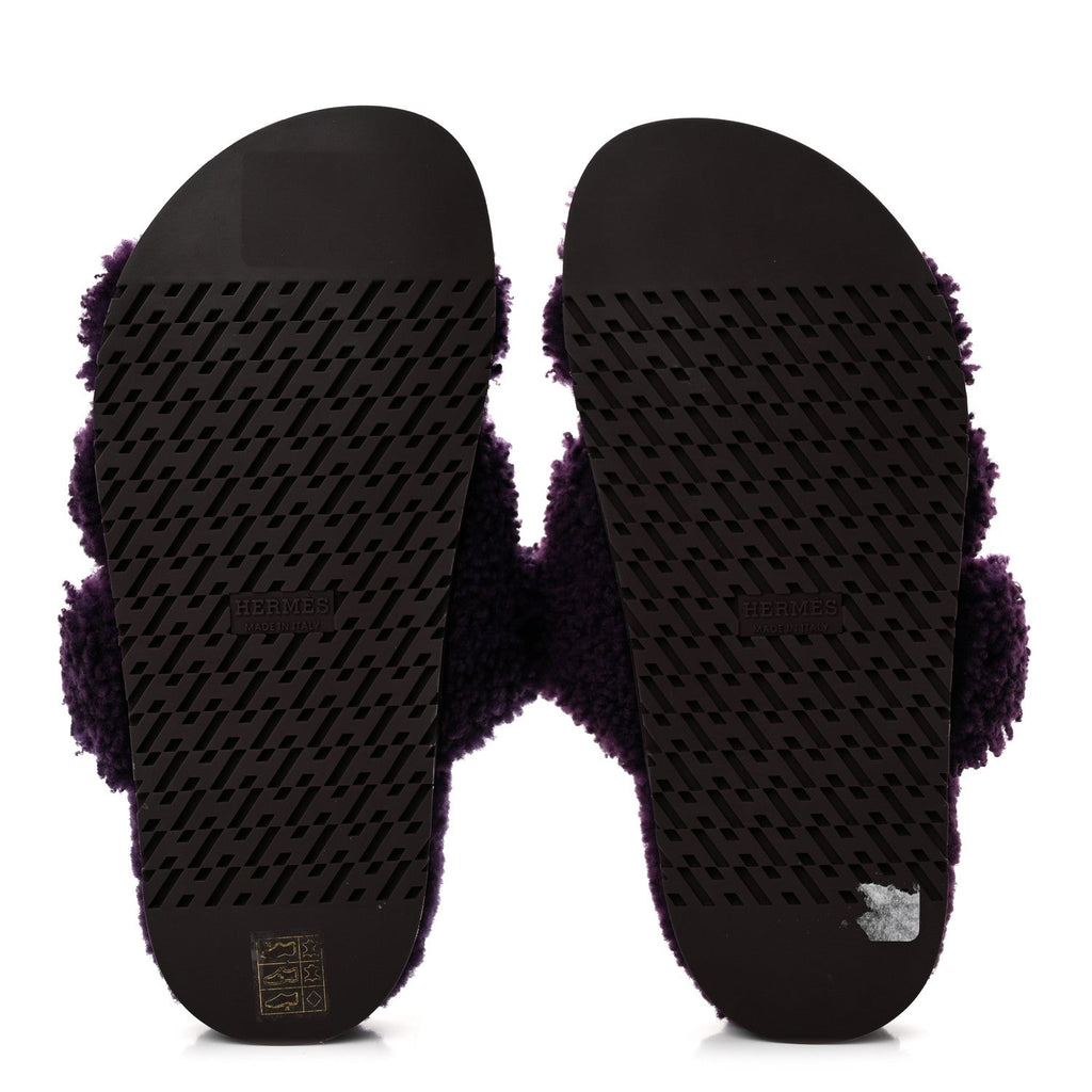 Woolskin Womens Chypre Sandals 36 Violet Fonce