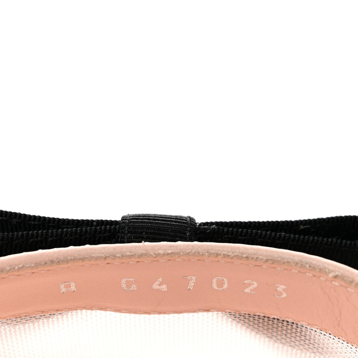 Mesh Lambskin CC Bow Mules 37.5 Pink