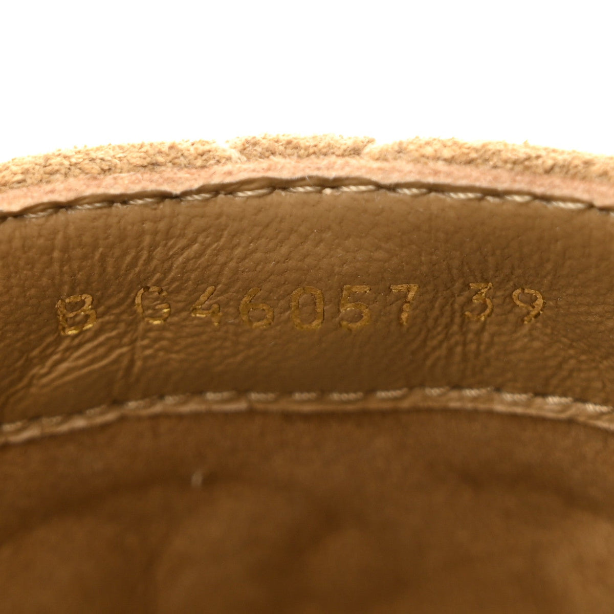 Suede Calfskin Lambskin Quilted CC Mules 39 Beige Black